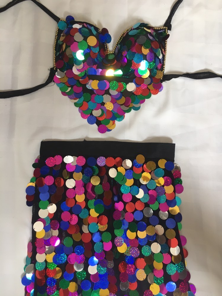 Egyptian Sexy simple belly dance costume, handmade embroidered belly dance dress