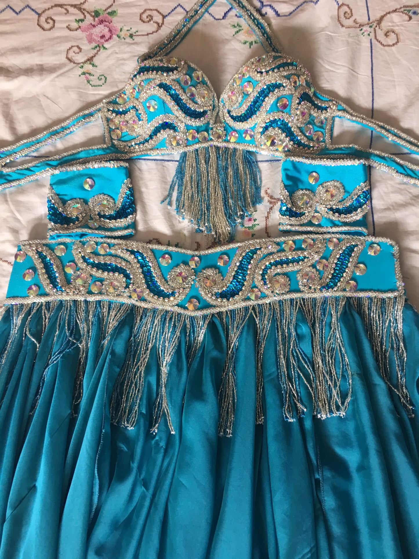 Egyptian Belly Dance Outfit – Performance Costume – Custom Made – Premium Quality