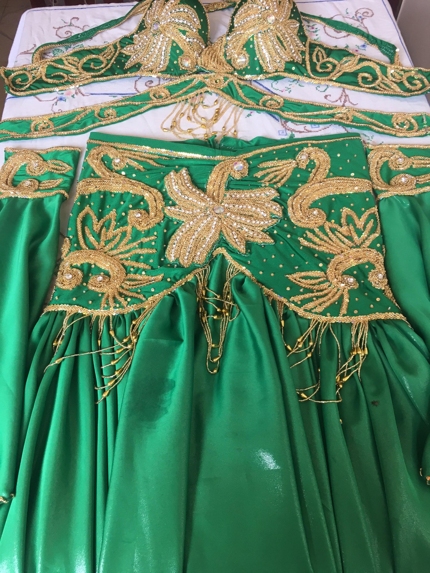 Egyptian professional belly dance costume, Custom-made Belly dance Dress, Gypsy oriental dance, handmade rich stitched oriental dance outfit