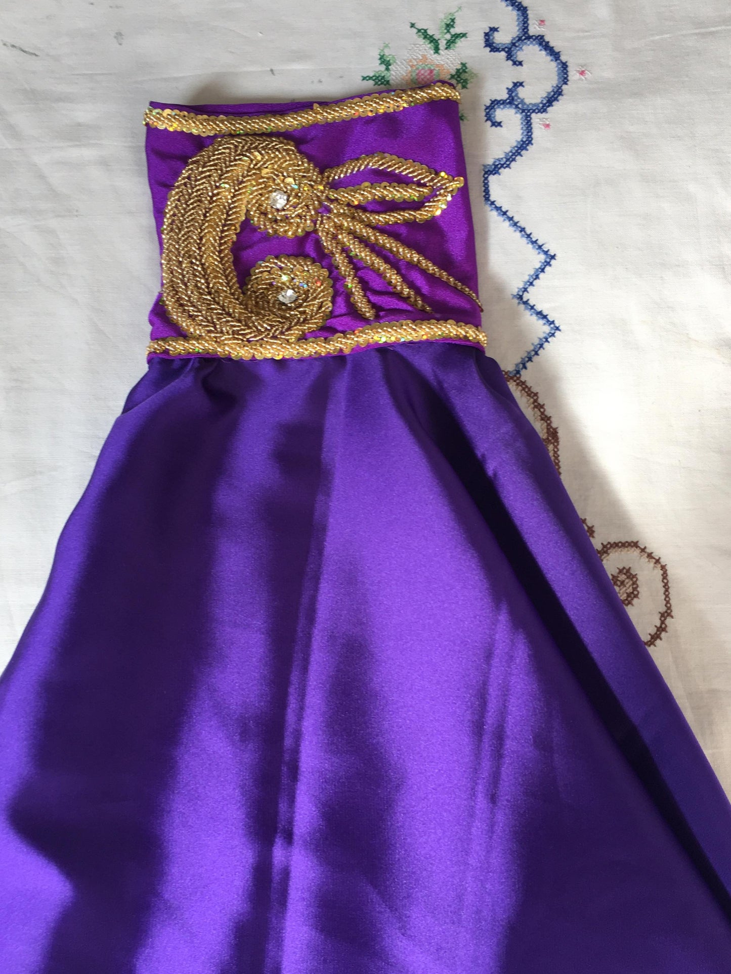 Handmade Egyptian Belly Dance Costume – Custom-Made Oriental Dress – Gypsy-Inspired Professional Outfit