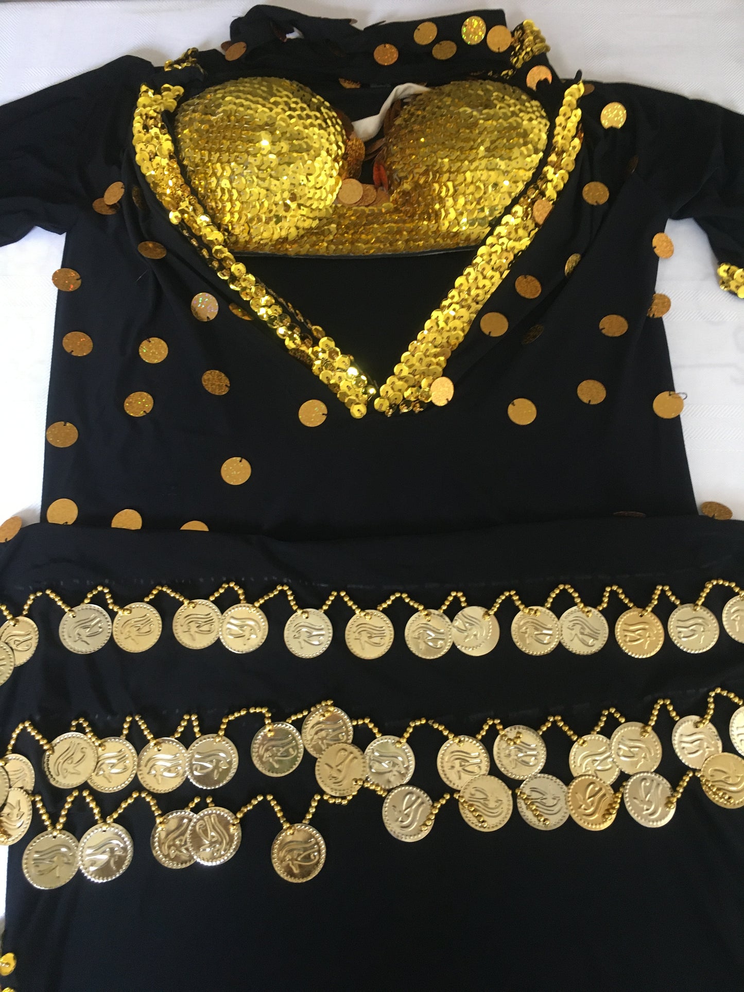 Egyptian Sexy Belly Dance Costume, Saidi Dress, Baladi Galabia, جلابية رقص شرقى