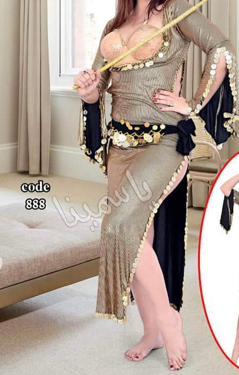 Egyptian Oriental Belly Dance Dress – Includes Bra & Scarf, Stunning Belly dance outfit