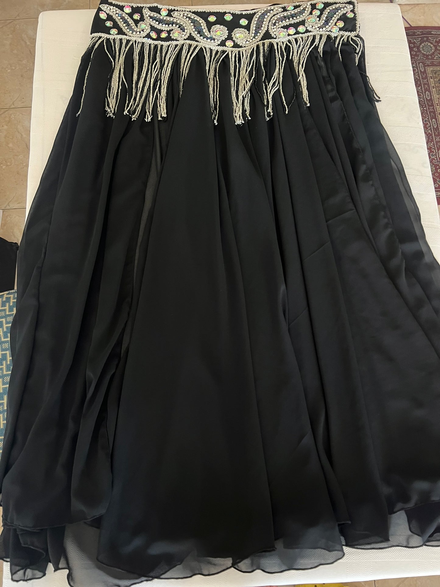 Professional belly dance costume/ Luxurious handmade belly dancer outfit