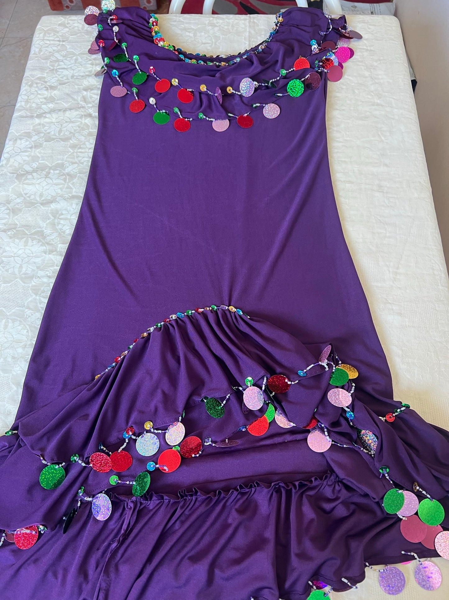 Egyptian Belly Dance Dress Saidi Costume, Baladi Galabia, Fallahi Abaya, Kaftan, Handmade embroidery, one size, Gypsy, Iskandaryan outfit