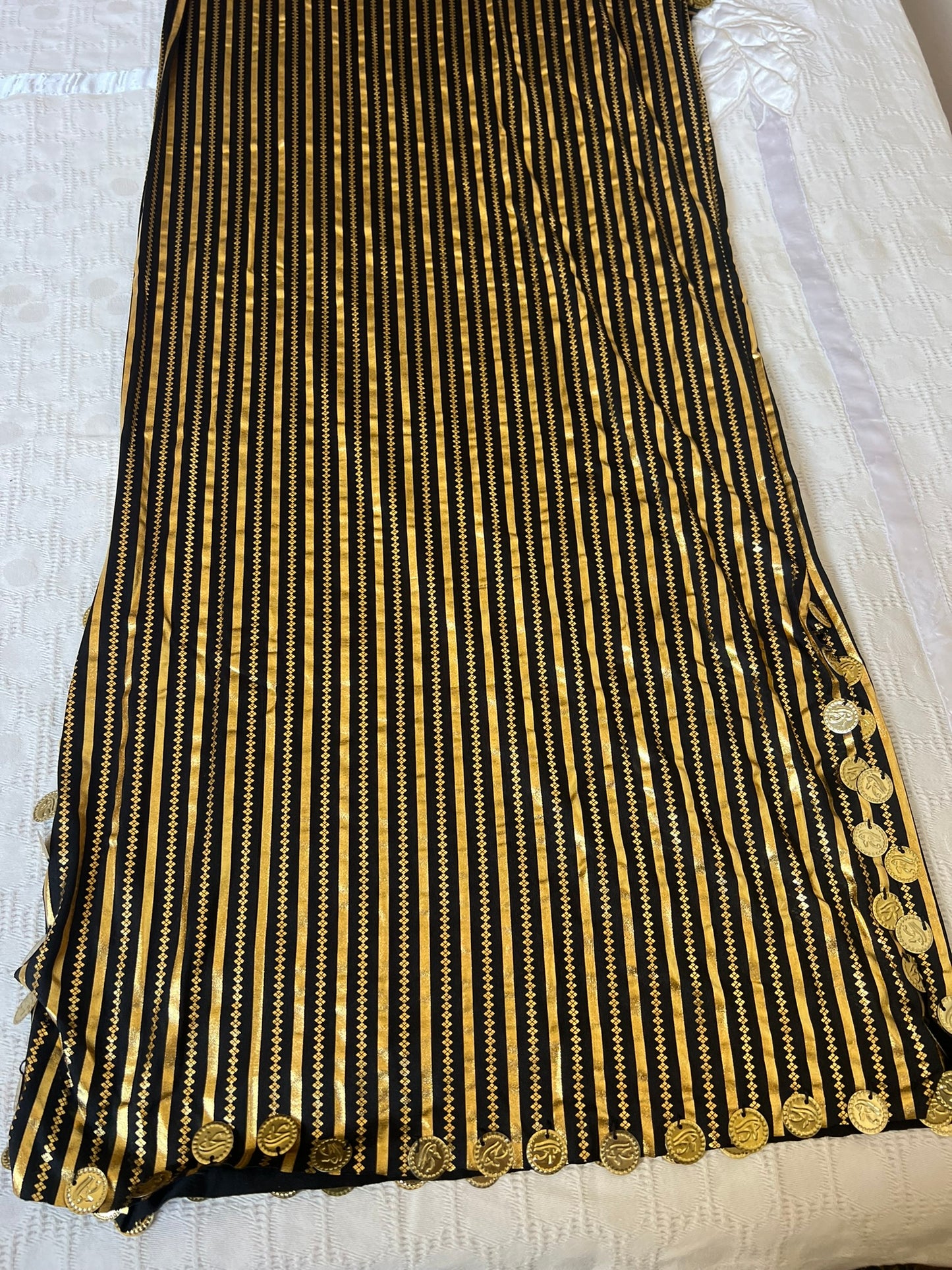 Egyptian Belly Dance Dress Saidi Costume Baladi Galabia Fallahi Abaya Kaftan جلابية رقص شرقى