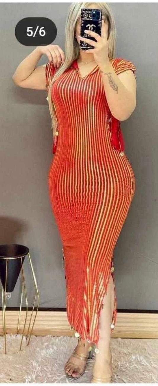 Sexy Oriental belly dance dress, one-size striped Nancy style dancing Galabia, Abaya جلابية رقص شرقى