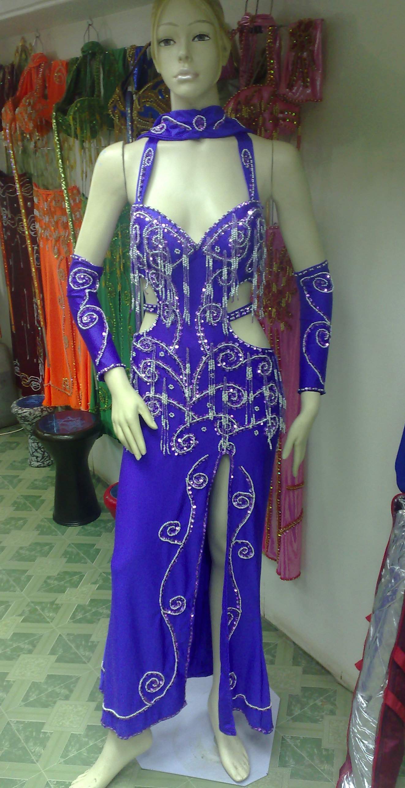 Professional Belly Dance Costume From Egypt Custom-Made bellydance Dress New