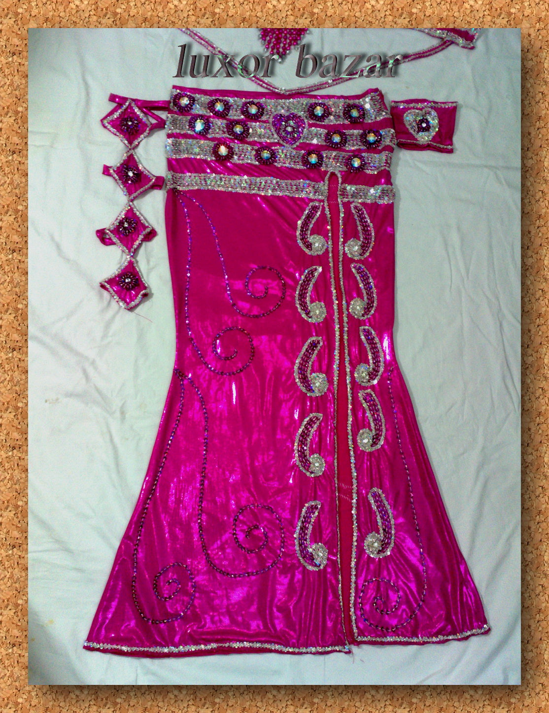 Professional Belly Dance Costume from Egypt BELLYDANCE Custom Made Any Colour, New Gypsy Dance Outfit, Handmade Embroidered Costume