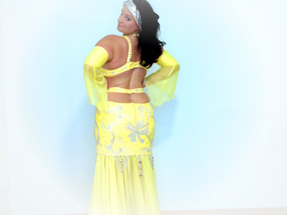 Egyptian professional belly dance costume, Belly dance Dress Custom-made, Gypsy oriental dance, Handmade embroidered oriental dance outfit.
