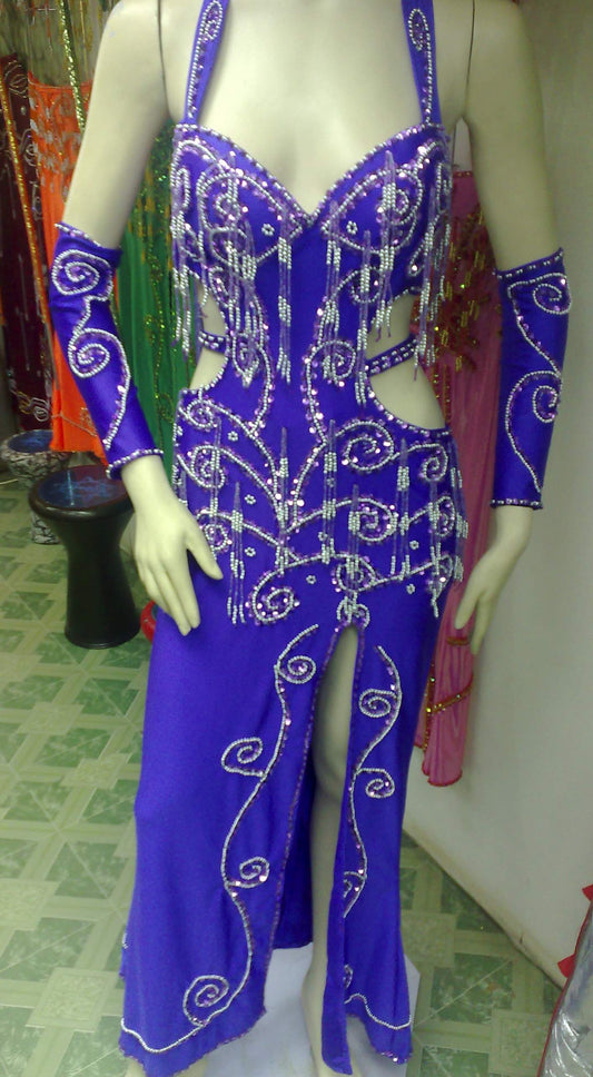 Professionelles Bauchtanzkostüm aus Ägypten, maßgeschneidertes Bauchtanzkleid, neu