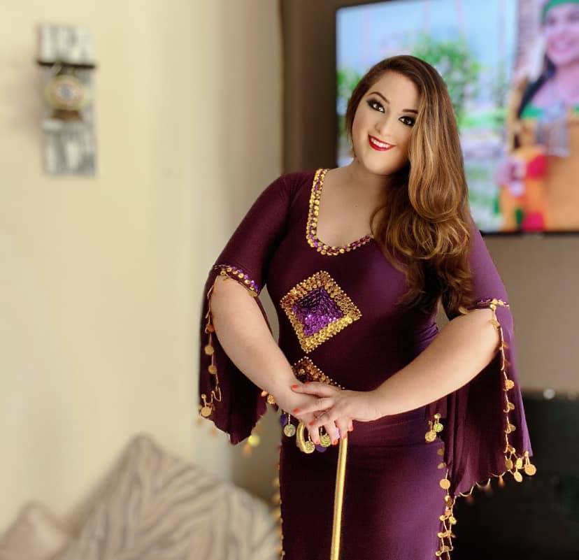 Elegant Royal Purple Belly dance dress/ Handmade embellished authentic Egyptian dance Costume