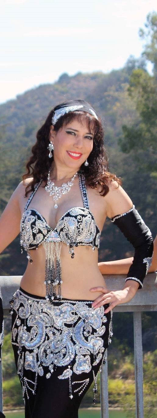 Professional Belly Dance Costume from Egypt, BELLYDANCE Custom Made Any Colour, New Gypsy Dance Outfit, Handmade Embroidered dancing Costume