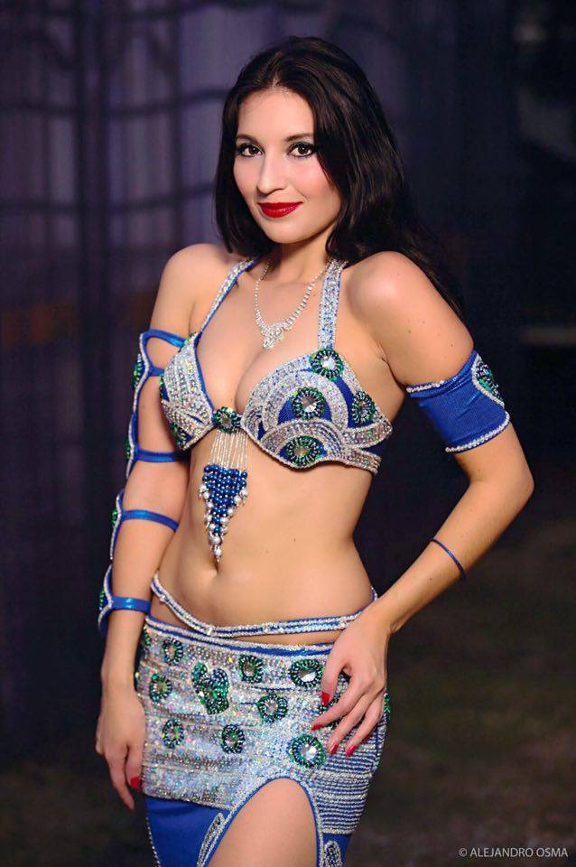 Professional Belly Dance Costume from Egypt BELLYDANCE Custom Made Any Colour, New Gypsy Dance Outfit, Handmade Embroidered Costume