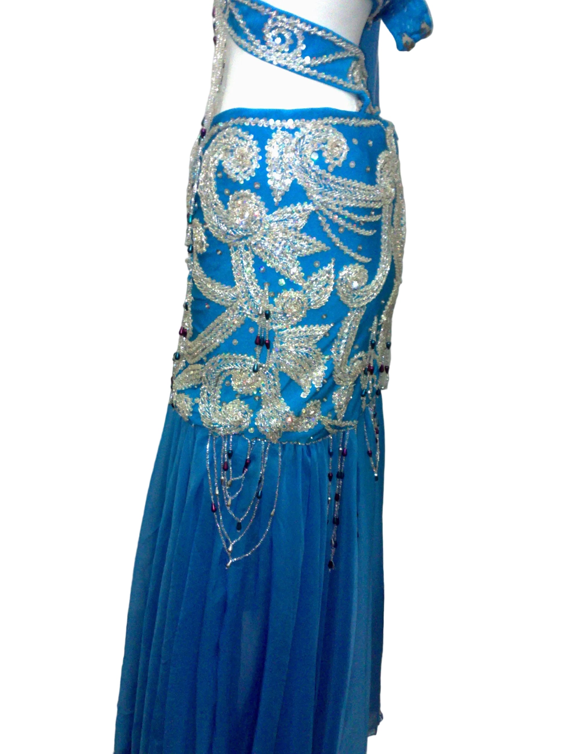Egyptian professional belly dance costume, Custom-made Belly dance Dress, Gypsy oriental dance, handmade stitched oriental dance outfit.