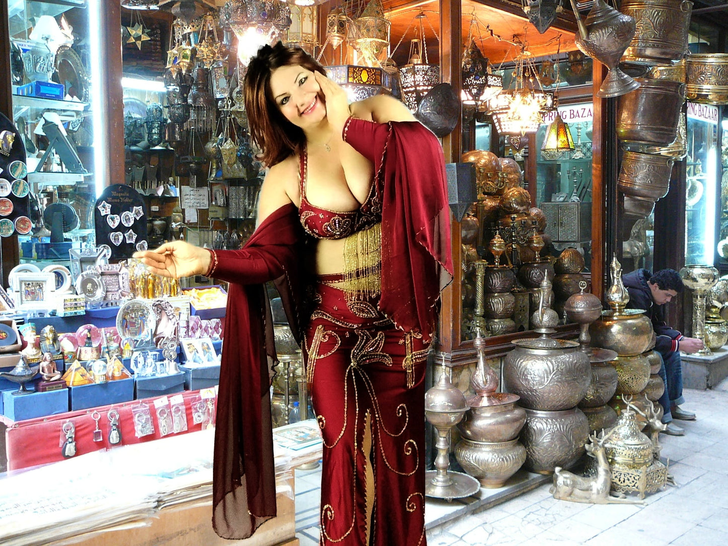 Egyptian Professional Belly dance costume, Custom-made belly dancing Dress, New