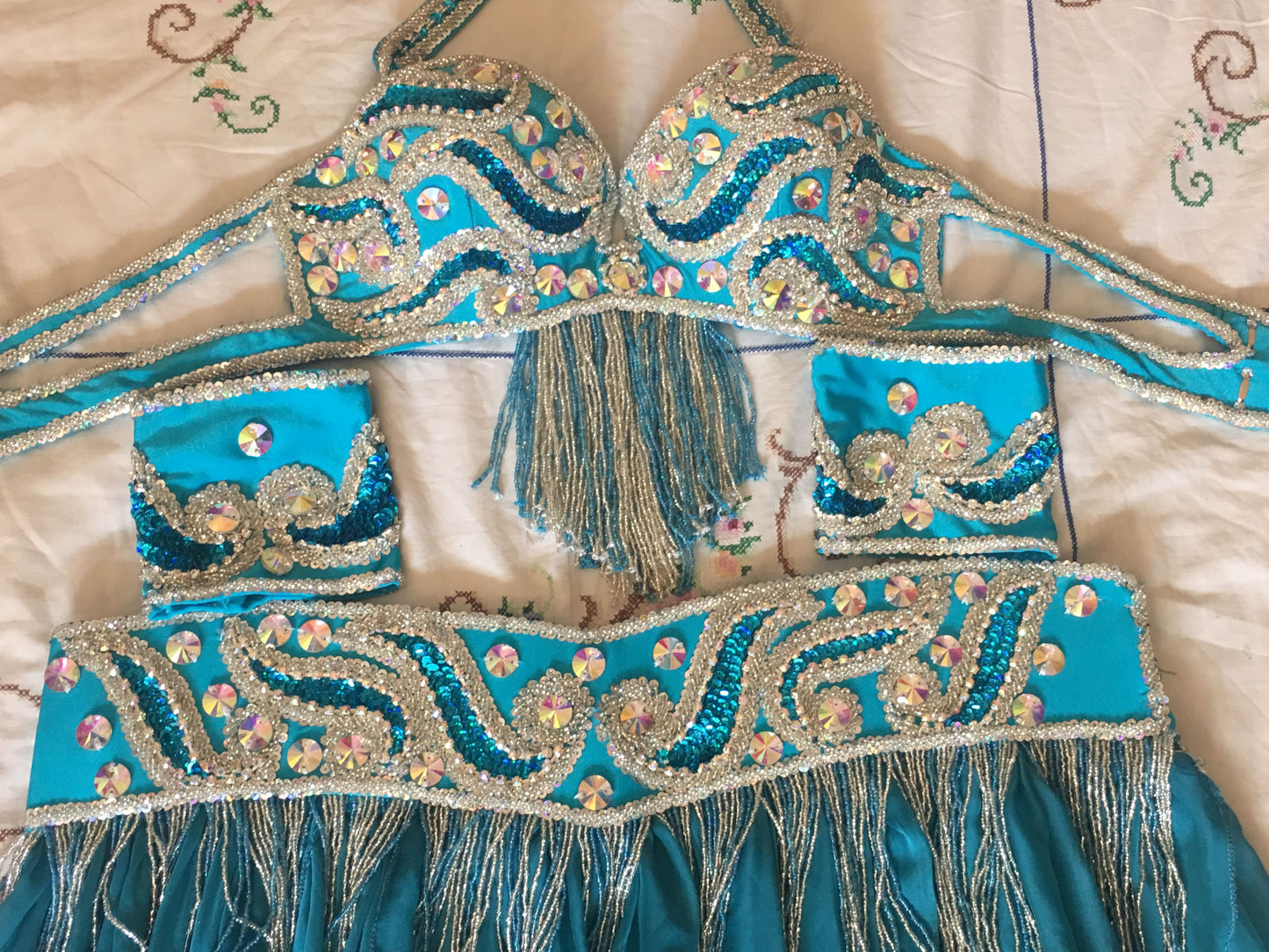 Egyptian Belly Dance Outfit – Performance Costume – Custom Made – Premium Quality