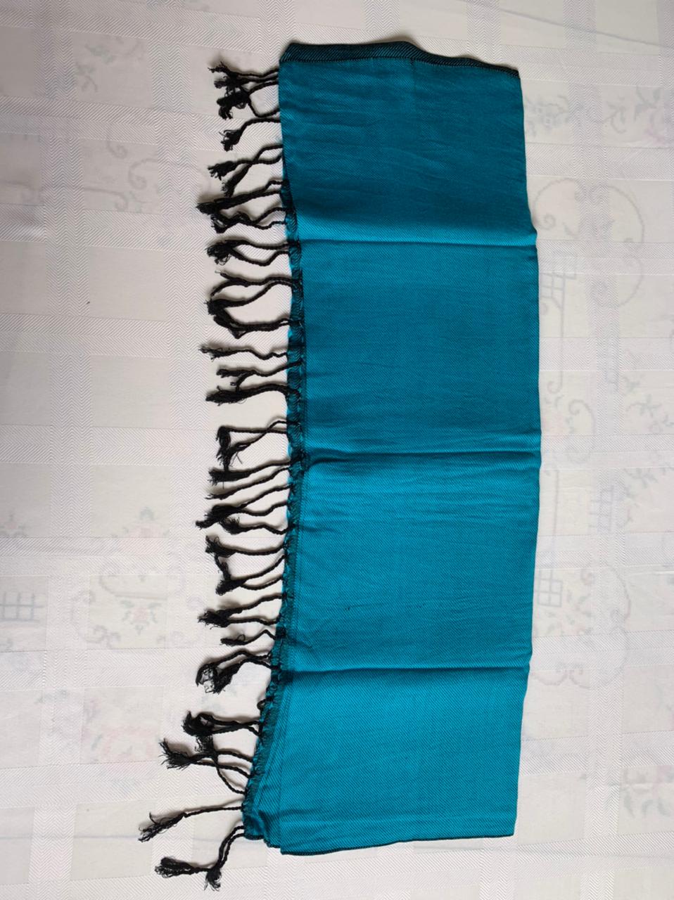 Egyptian Handmade Rectangular Shawl / Scarf for Both Men and Women, high quality Cotton blend handmade fabric, 200 cm length X 60 cm width