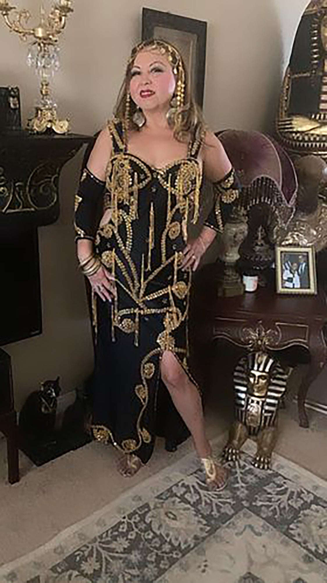 Professional Custom-Made Belly Dance Costume BELLYDANCE Dress + 2 Sleeves, Handmade Embroidered oriental outfit custom made for any size