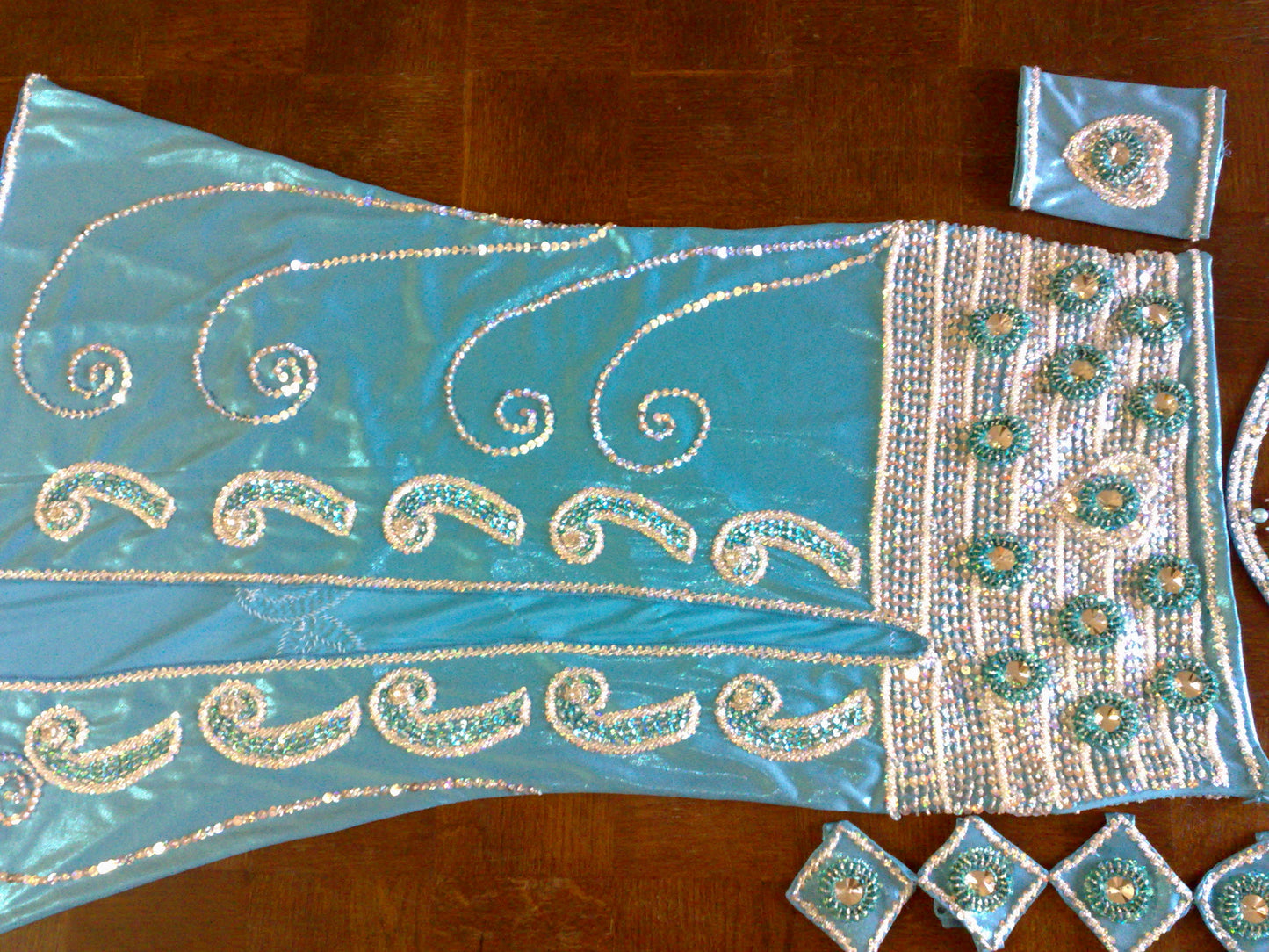 Professional Belly Dance Costume from Egypt BELLYDANCE Custom Made Any Colour, New Gypsy Dance Outfit, Handmade Embroidered Costume