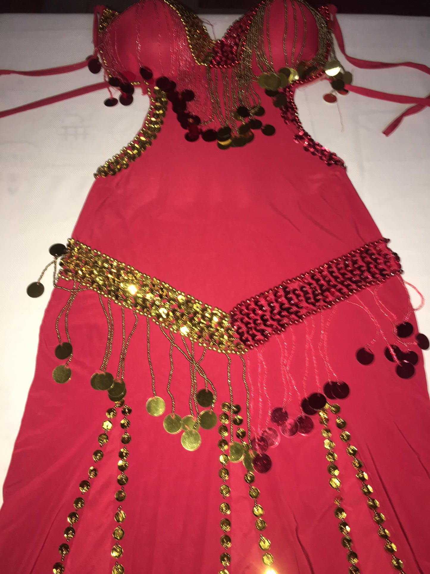 Egyptian Sexy belly dance costume, handmade Black stitched belly dance dress بدلة رقص شرقى