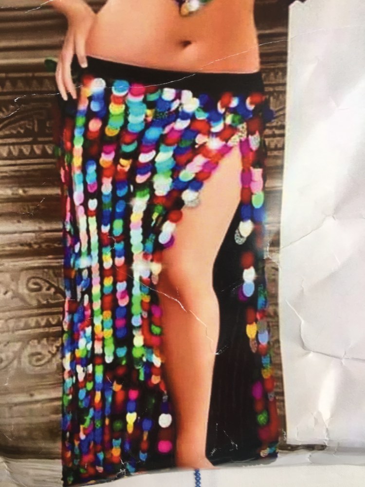 Egyptian Sexy simple belly dance costume, handmade embroidered belly dance dress