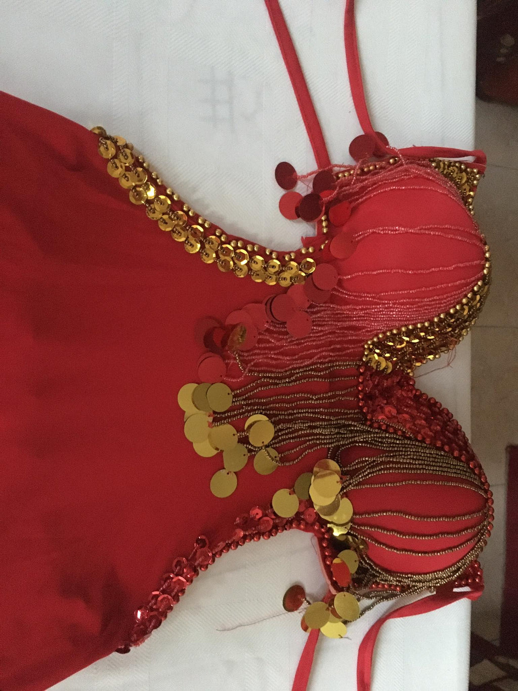 Egyptian Sexy belly dance costume, handmade Black stitched belly dance dress بدلة رقص شرقى