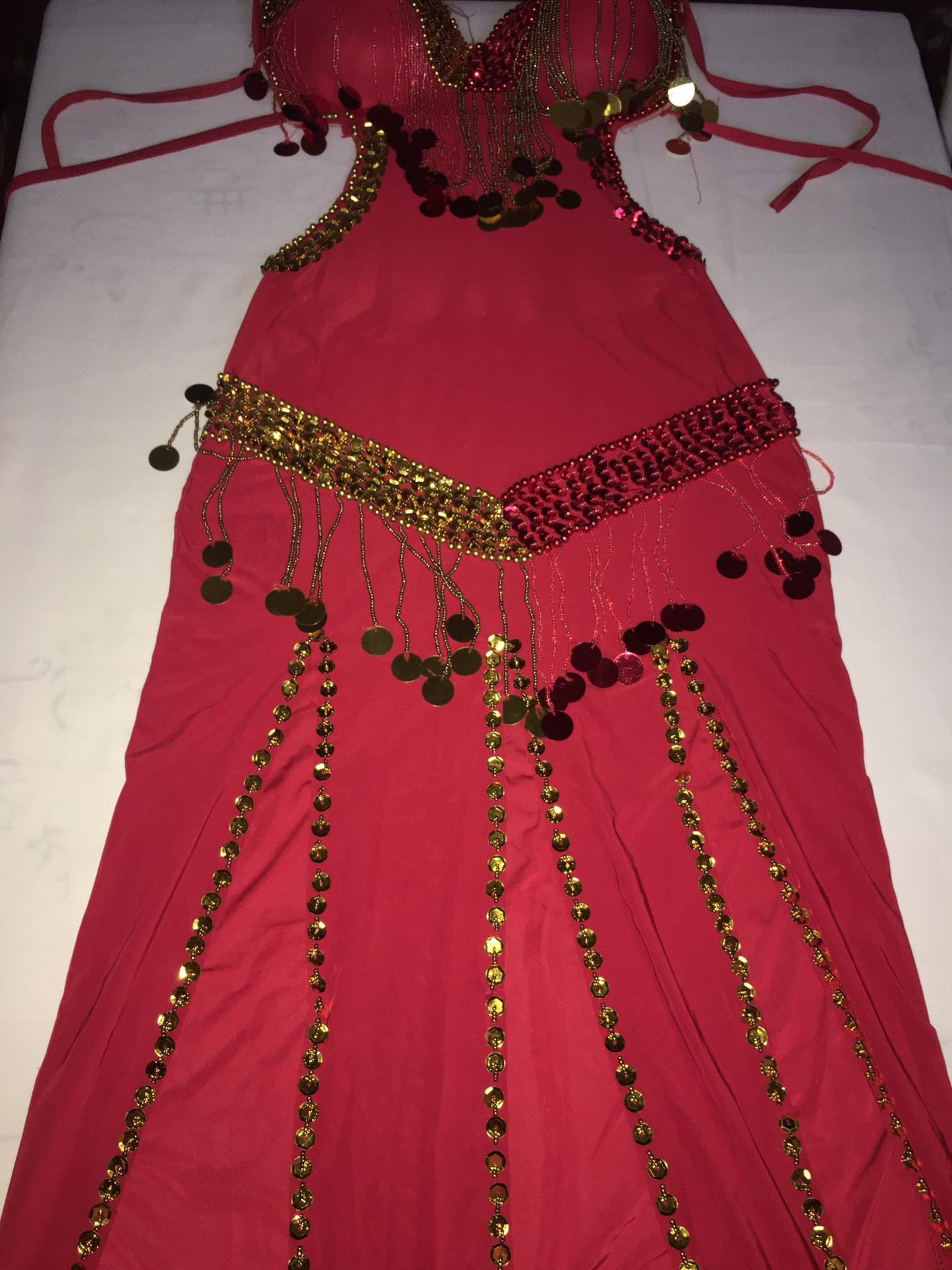 Egyptian Sexy belly dance costume, handmade Black stitched belly dance dress بدلة رقص شرقى