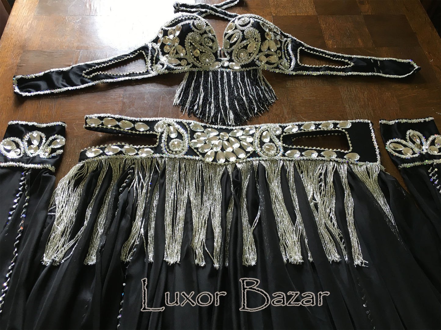 Handmade Egyptian Belly Dance Costume – Custom Colors & Sizes – Professional Quality