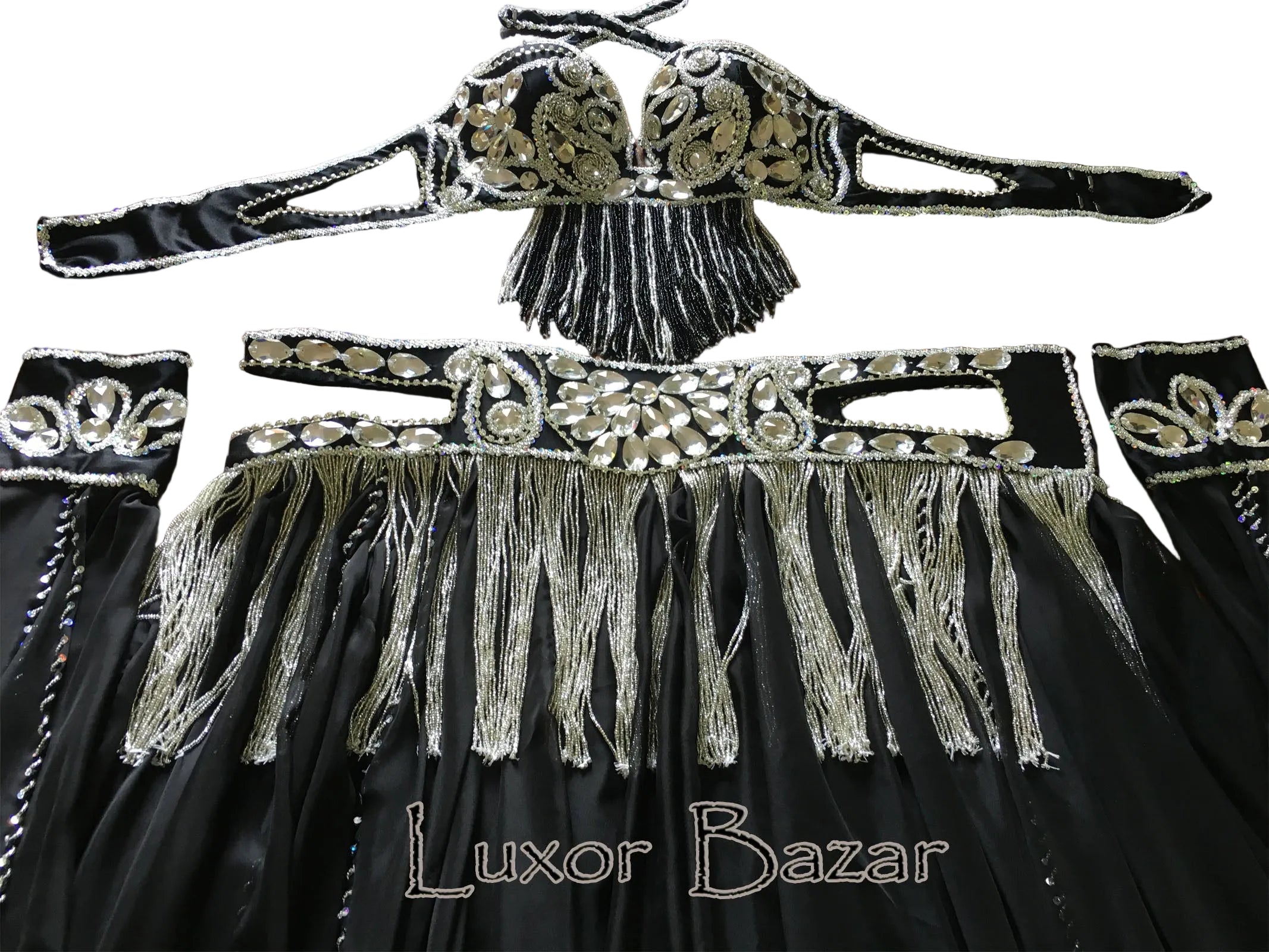 Handmade Egyptian Belly Dance Costume – Custom Colors & Sizes – Professional Quality