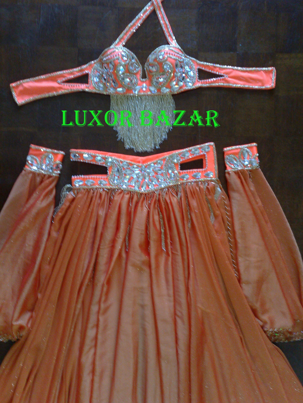 Handmade Egyptian Belly Dance Costume – Custom Colors & Sizes – Professional Quality