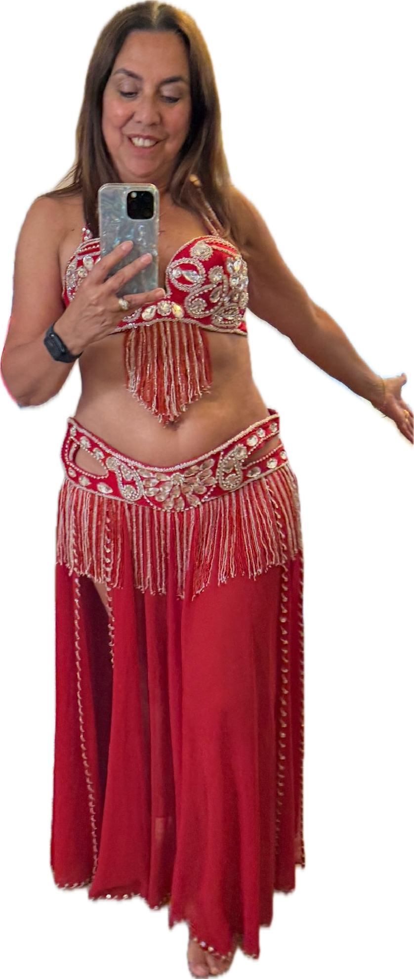 Professional Belly dance costume/ Custom-made luxurious belly dancer outfit