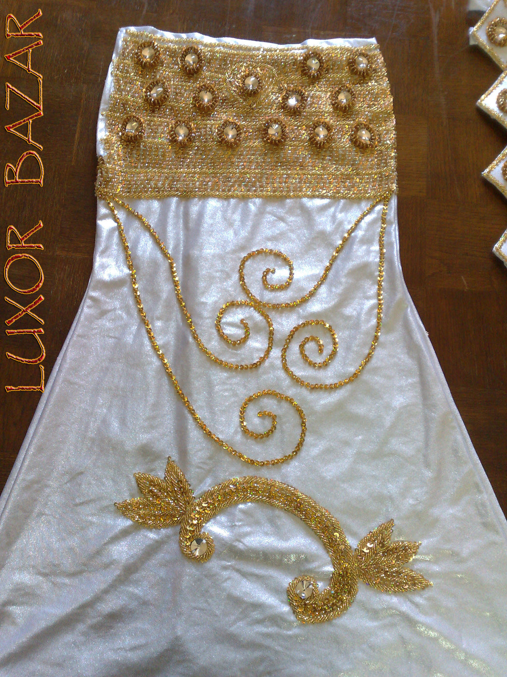 Authentic Egyptian belly dance costume/ custom-made pharaonic style dancing outfit