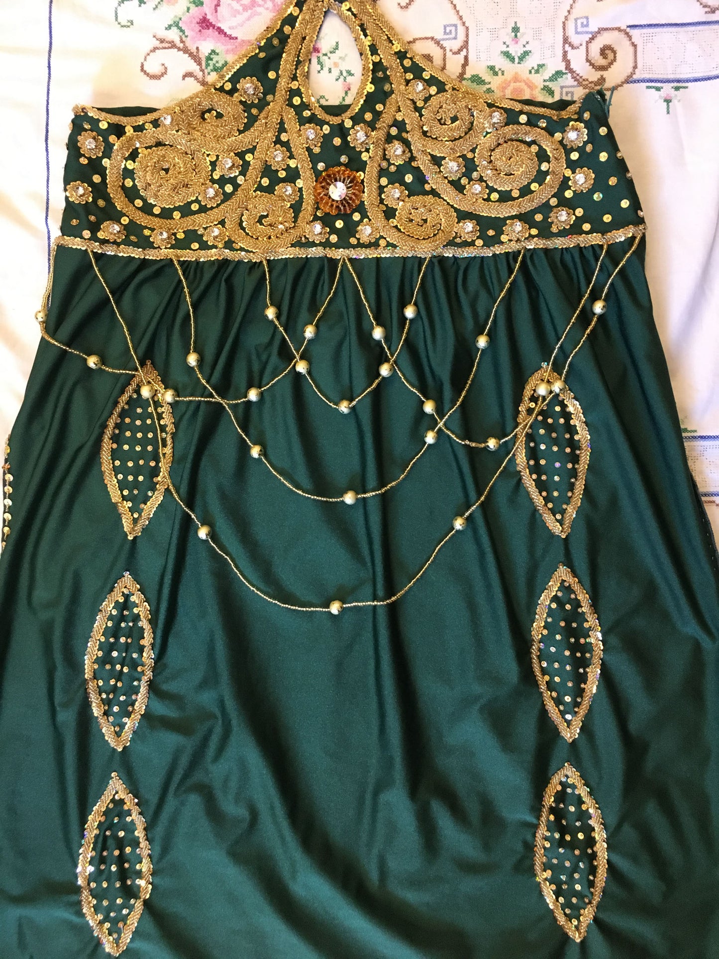 New Egyptian Professional Belly dance costume, Custom-made belly dancing Dress, Gypsy dance outfit, Handmade Embroidery, oriental dance set