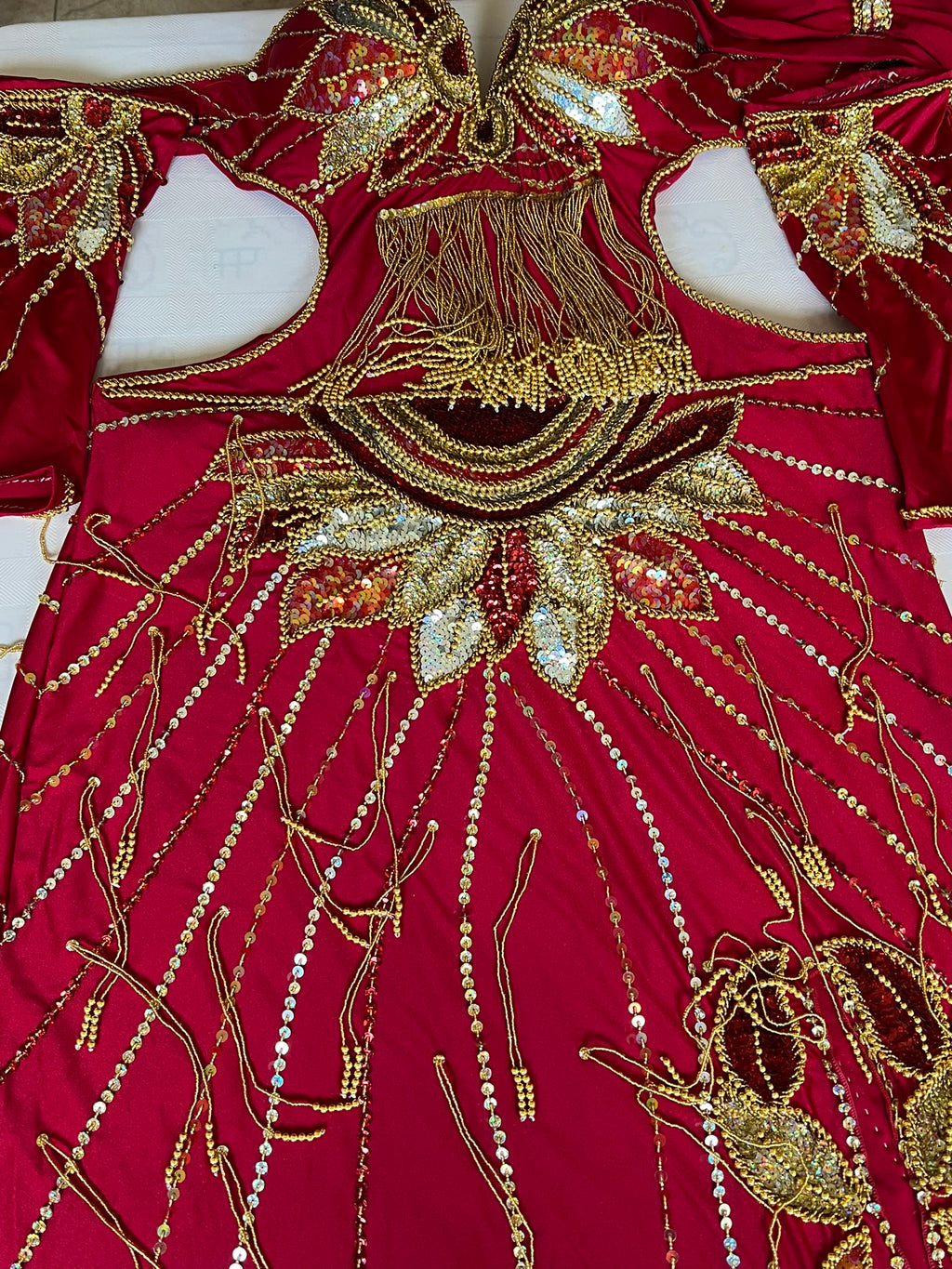 Stunning wine-red belly dance costume professional made to order belly dancer costume handmade colourful sequined belly dance outfit