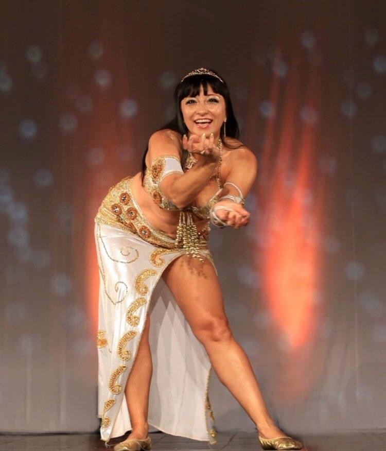 Authentic Egyptian belly dance costume/ custom-made pharaonic style dancing outfit