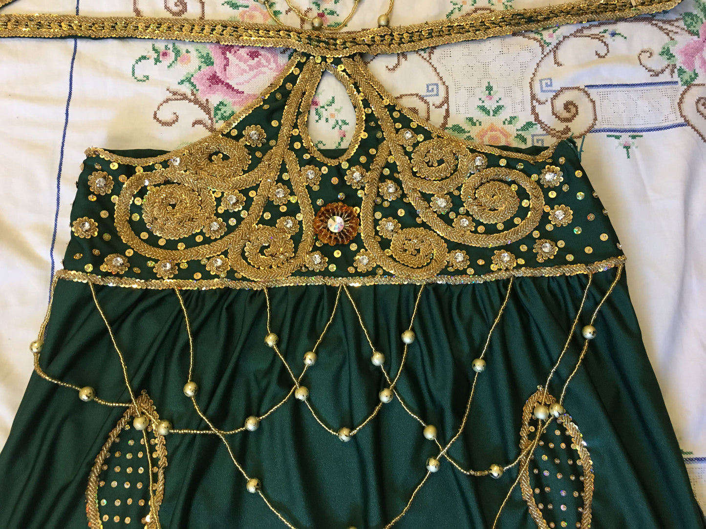 New Egyptian Professional Belly dance costume, Custom-made belly dancing Dress, Gypsy dance outfit, Handmade Embroidery, oriental dance set