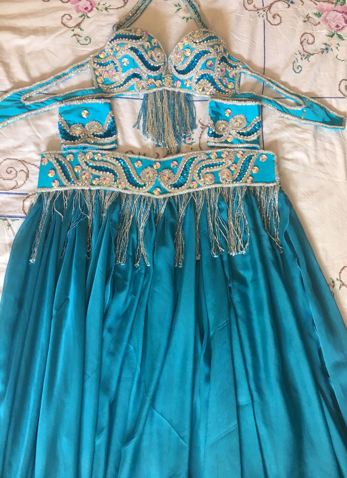 Egyptian Belly Dance Outfit – Performance Costume – Custom Made – Premium Quality