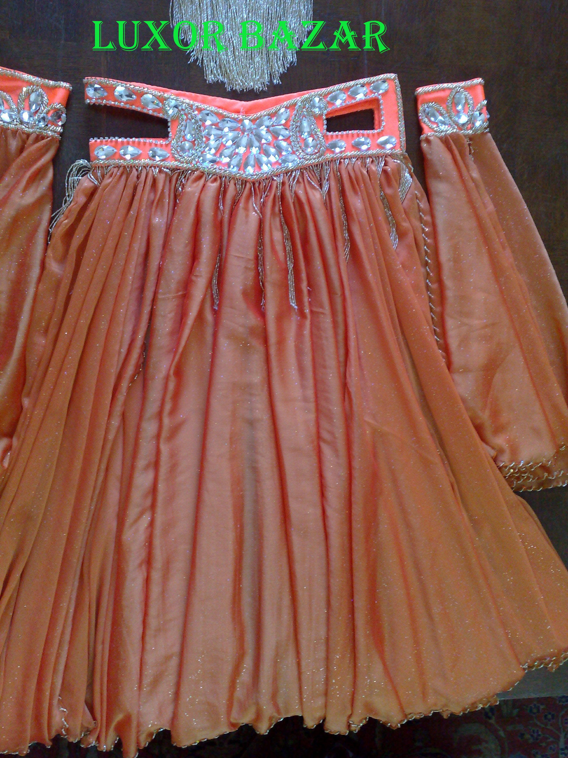 Handmade Egyptian Belly Dance Costume – Custom Colors & Sizes – Professional Quality