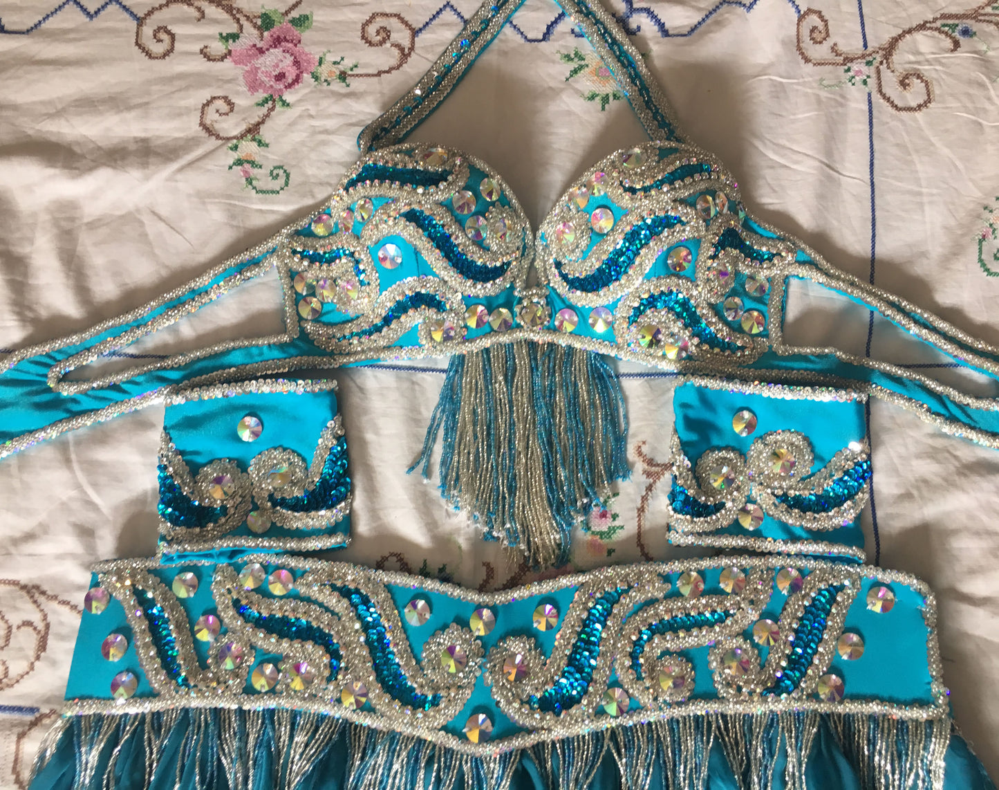 Egyptian Belly Dance Outfit – Performance Costume – Custom Made – Premium Quality