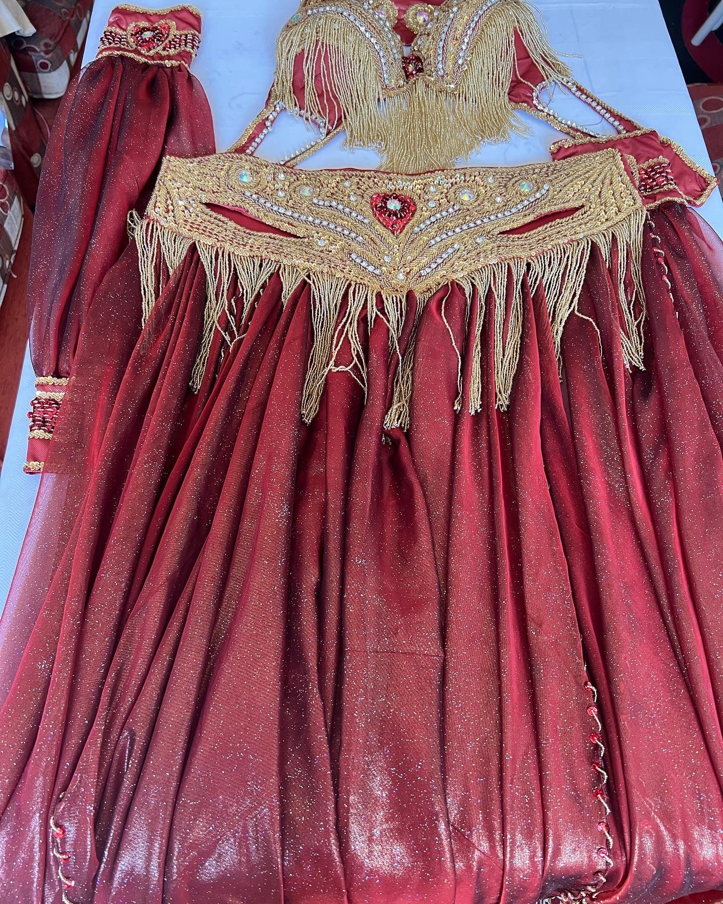 Professional Egyptian Belly Dance Costume BELLYDANCE Custom-made Any Colour New