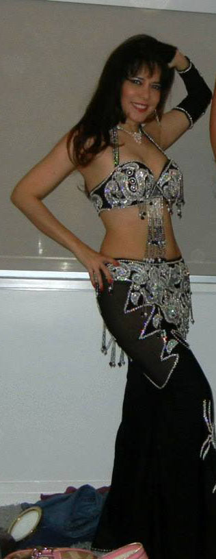 Professional Belly Dance Costume from Egypt, Belly dancing Custom Made Outfit, Handmade Embroidered