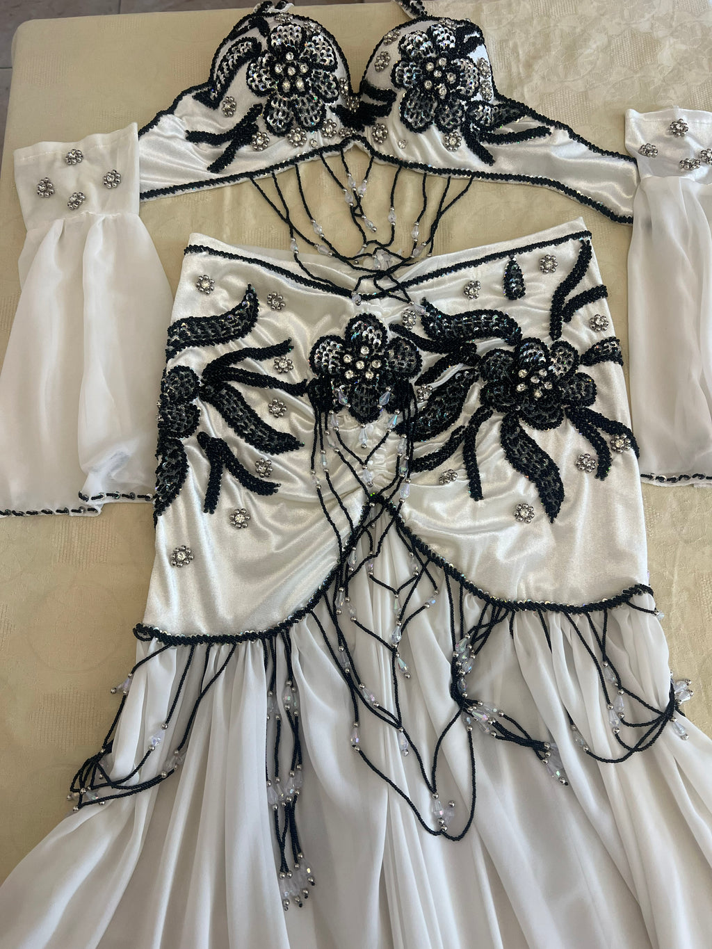 Professional Belly dance costume/ Authentic Egyptian Belly dancing set