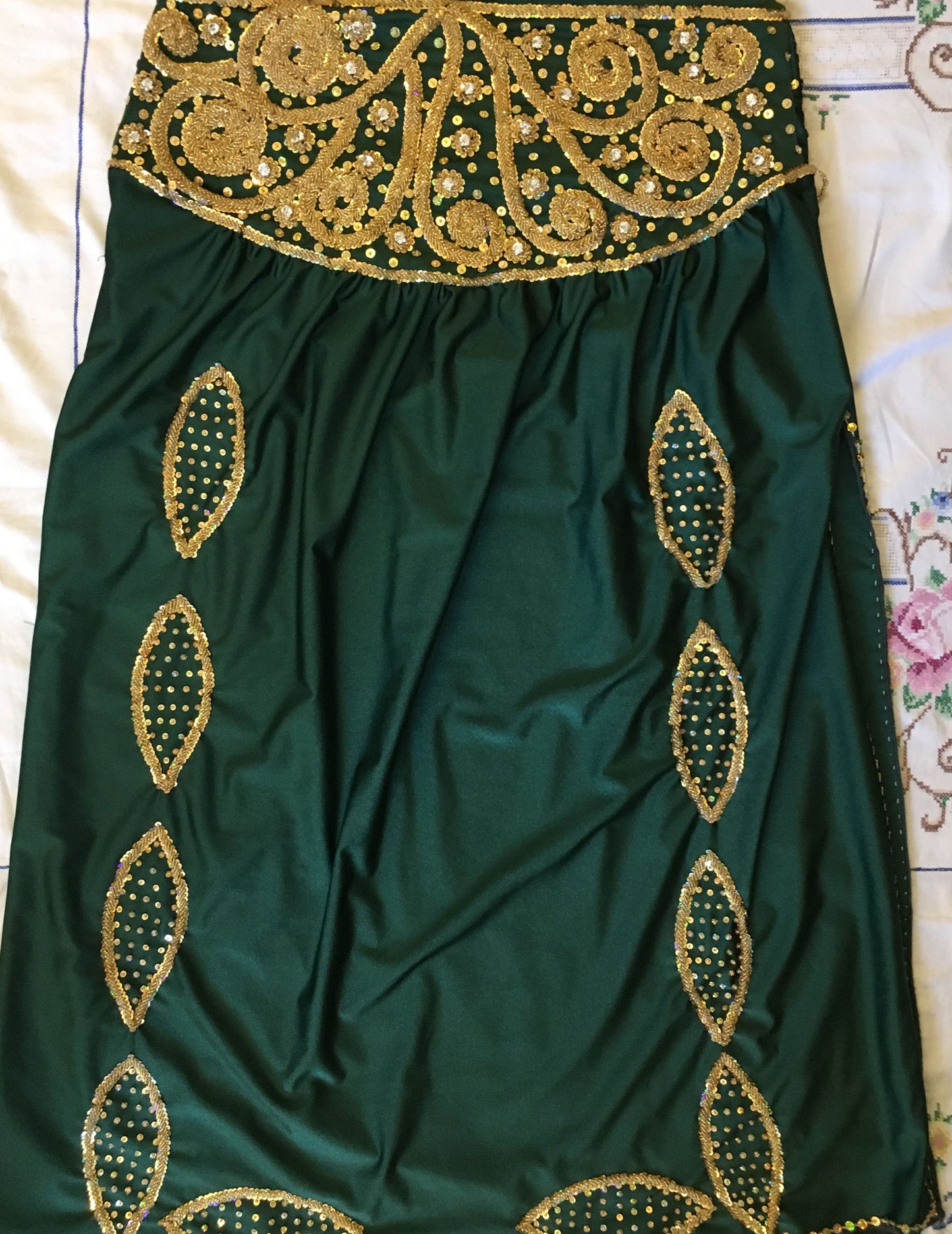 New Egyptian Professional Belly dance costume, Custom-made belly dancing Dress, Gypsy dance outfit, Handmade Embroidery, oriental dance set
