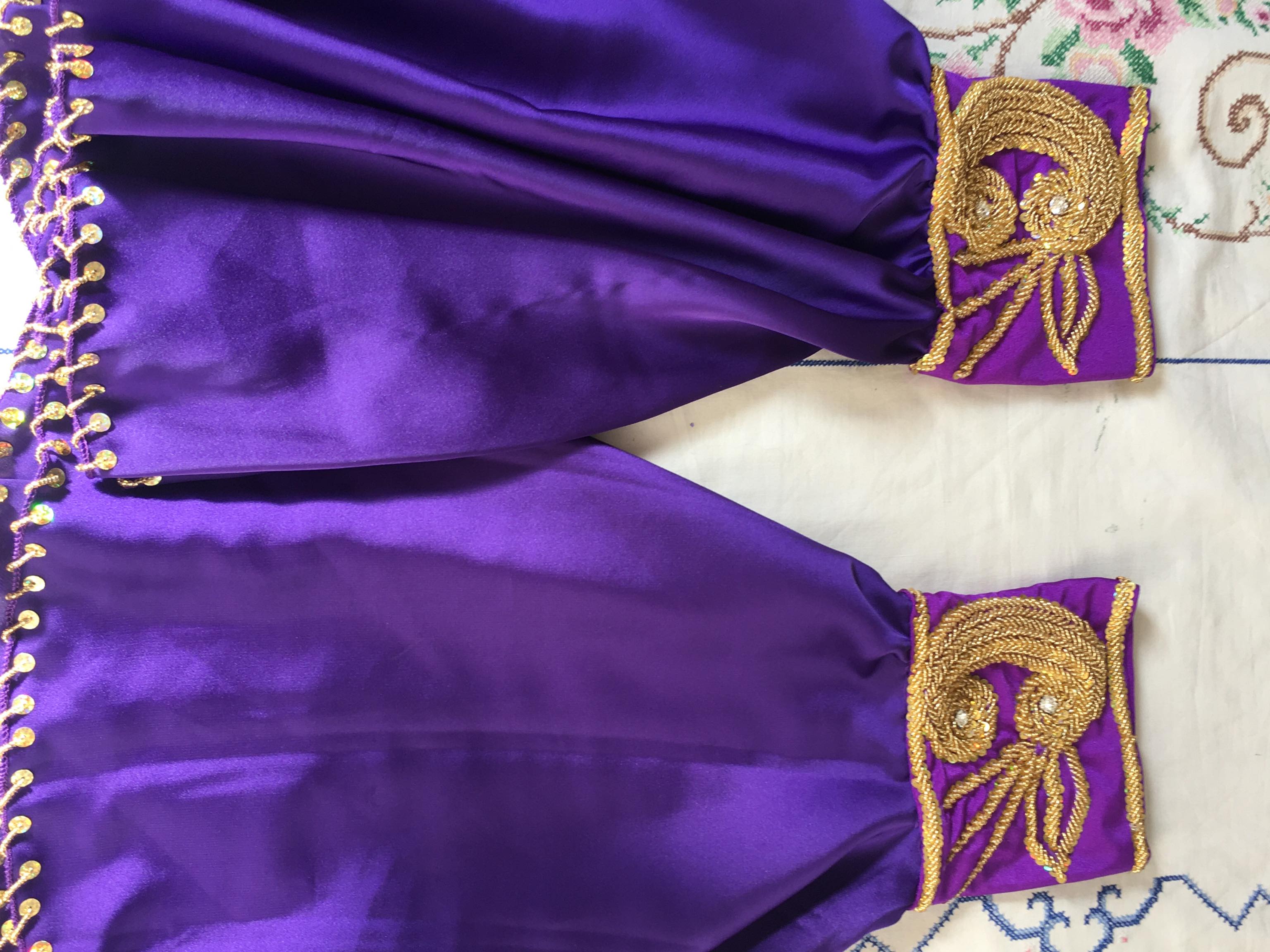 Handmade Egyptian Belly Dance Costume – Custom-Made Oriental Dress – Gypsy-Inspired Professional Outfit