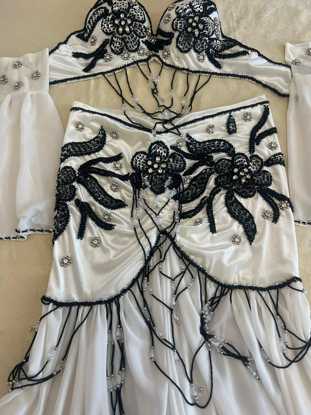 Professional Belly dance costume/ Authentic Egyptian Belly dancing set