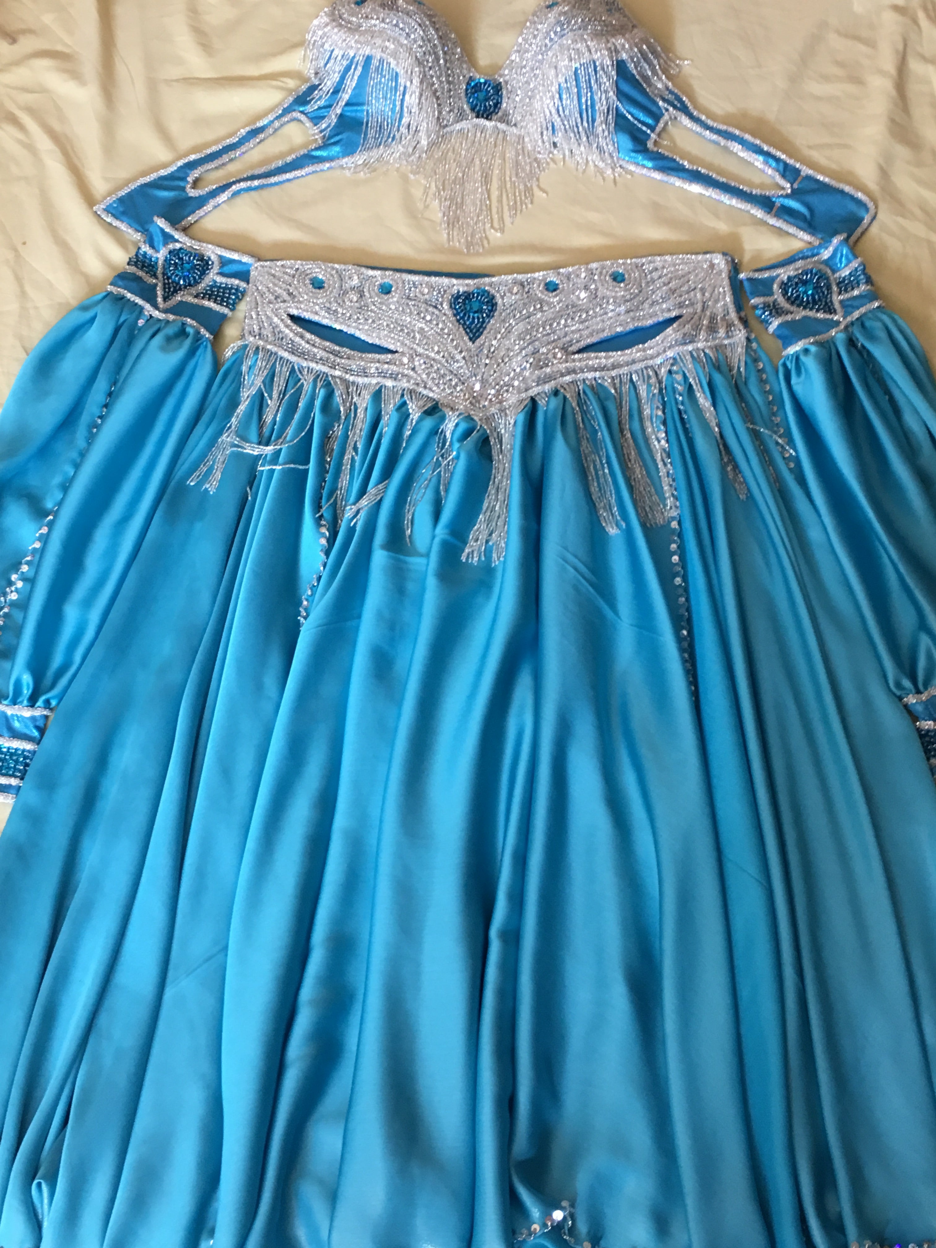 Professional Egyptian Belly Dance Costume BELLYDANCE Custom-made Any Colour New