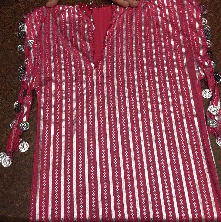 Kids Saidi belly dance dress/ Folklore dance Dancing Galabia outfit /8-12 years