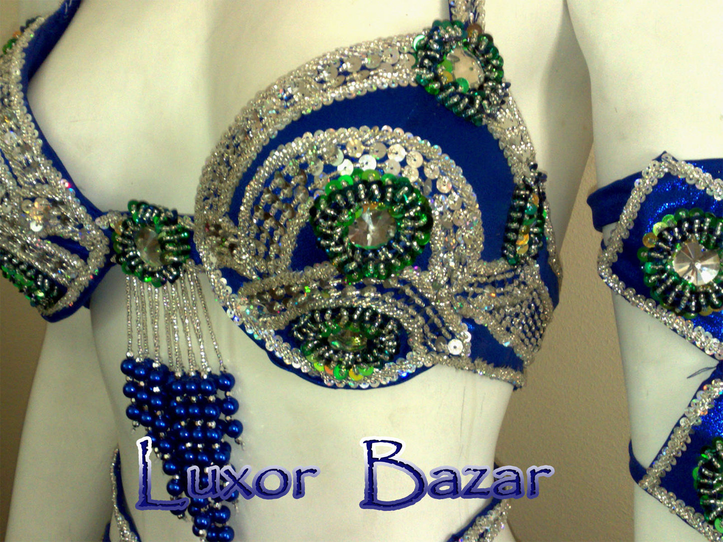Professional Belly Dance Costume from Egypt BELLYDANCE Custom Made Any Colour, New Gypsy Dance Outfit, Handmade Embroidered Costume