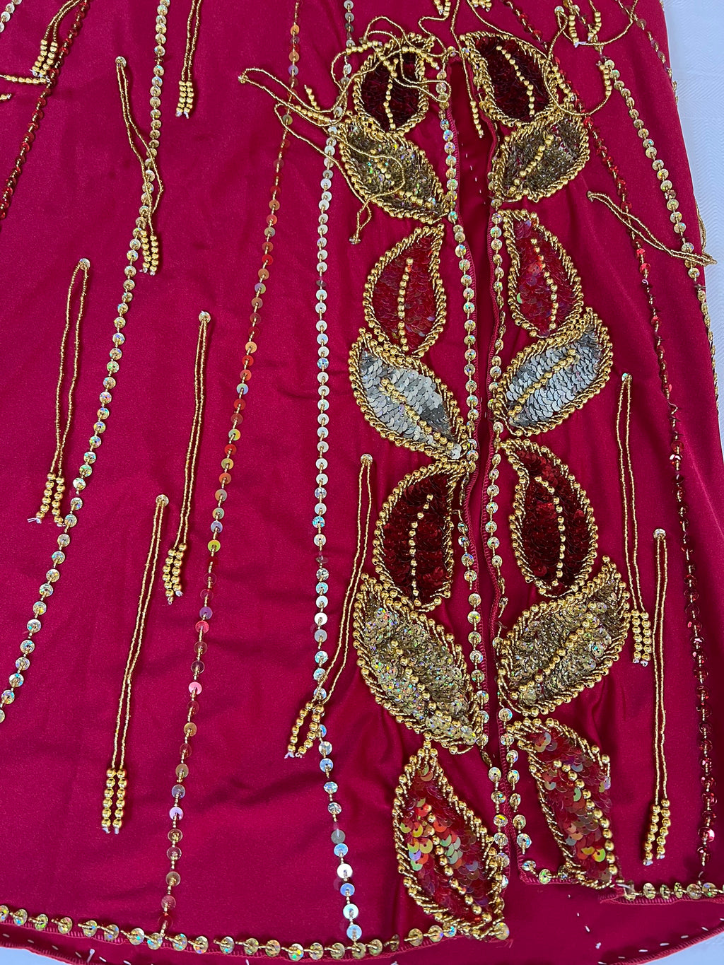 Stunning wine-red belly dance costume professional made to order belly dancer costume handmade colourful sequined belly dance outfit