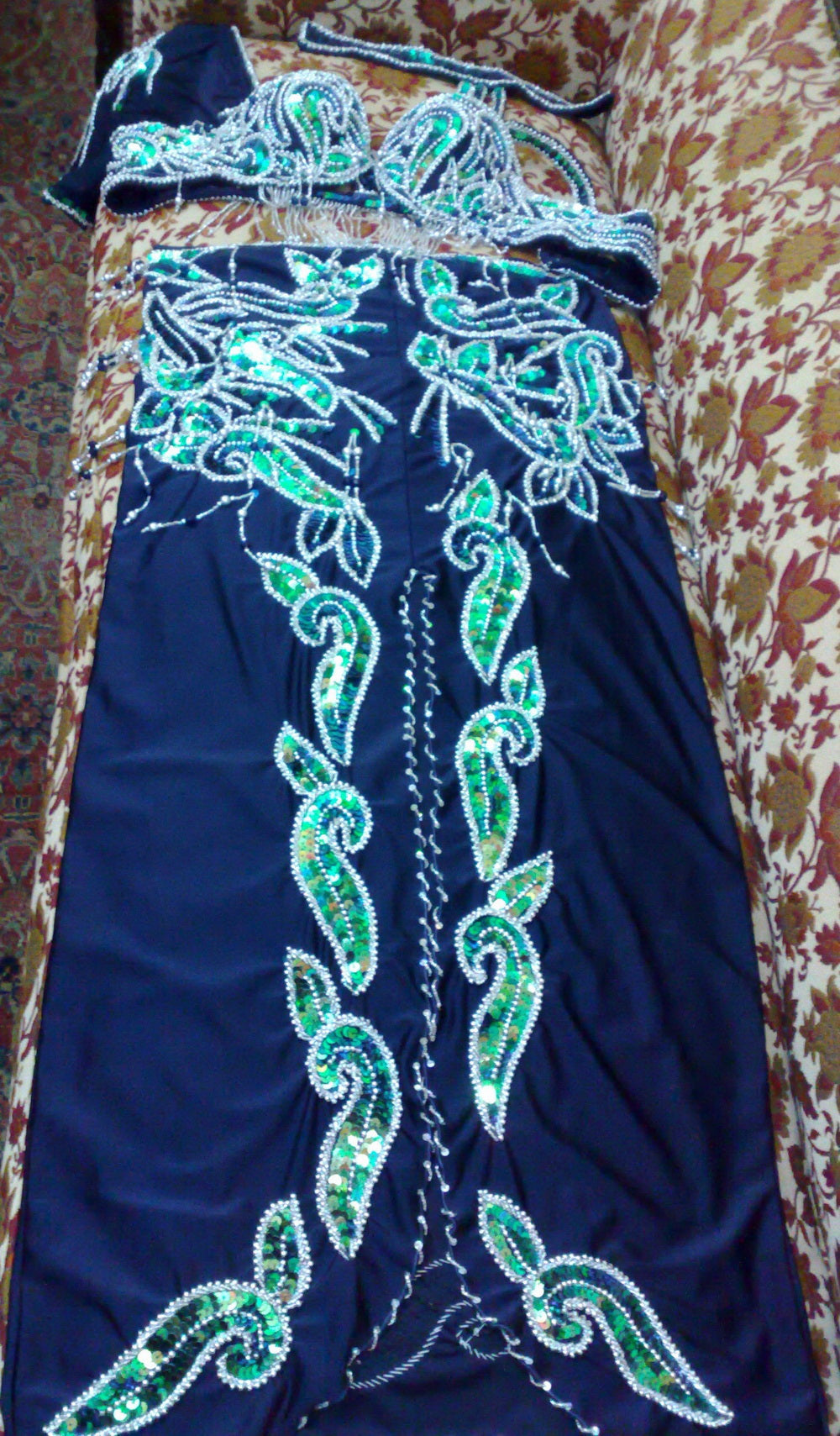 New Egyptian Belly Dance Costume Custom-Made belly dance Dress, Handmade stitched oriental outfit, Tribal dance skirt & Bra, Gypsy dance